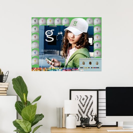 Ik ben G Petten Poster van G Clothing. (Thuiskantoor)