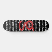 Ik ben G Skateboard - Red Logo (Horizontaal)