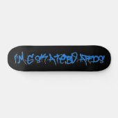 Ik ben G Skateboards (Brock Vandalo Font) - zwart/ (Horizontaal)