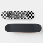 Ik ben G Skater Boy Checkered Skateboard (Horizontaal)