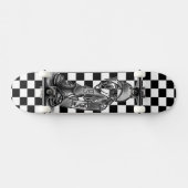 Ik ben G Skater Boy Checkered Skateboard (Horizontaal)