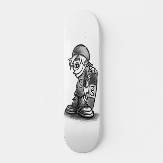 Ik ben G Skater Boy Skateboard (Voorkant)