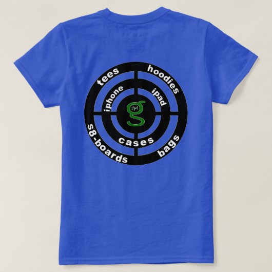 Ik ben G Target Logo T-shirt (Design achterkant)