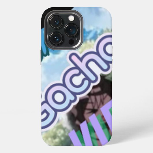 ik ben gacha kind !!!!!!!!!!!!!!!!!! iPhone hoesje (Achterkant)