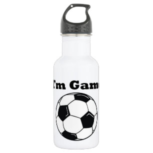 Ik ben Game (Voetbal) Waterfles
