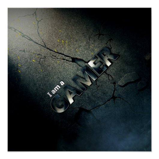 Ik ben gamer poster (Voorkant)