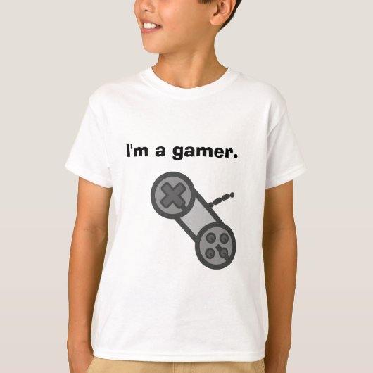Ik ben gamer t-shirt (Voorkant)