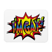 Ik ben Gay Burst Magneet (Horizontaal)