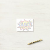 Ik ben Gay Burst Post-it® Notes (Op bureau)