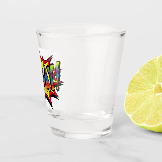 Ik ben Gay Burst Shot Glas (Rechts)