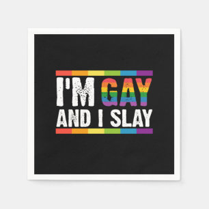 Ik ben gay en ik sla LGBTQ Gay Pride Servet