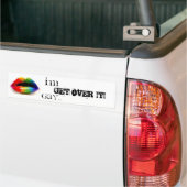 Ik ben Gay.. ga er over! Bumpersticker (Op Truck)
