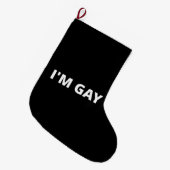 Ik ben gay grote kerstsok (Voorkant (Hangend))