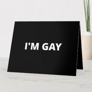 Ik ben gay kaart