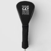 Ik ben Gay lgbt flag gift lgbt Golfheadcover (Voorkant)