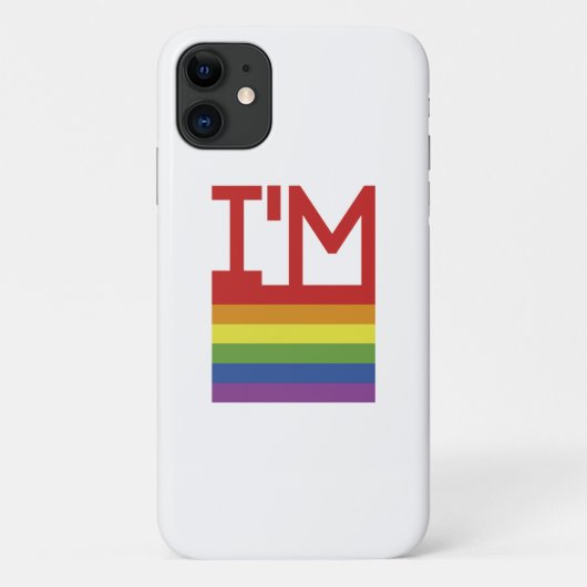 Ik ben Gay | Regenboogvlag Case-Mate iPhone Case (Achterkant)
