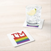 Ik ben Gay | Regenboogvlag Kartonnen Onderzetters (Insitu)