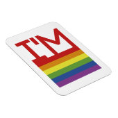 Ik ben Gay | Regenboogvlag Magneet (Rechterzijde)
