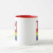 Ik ben Gay | Regenboogvlag Mok (Midden)