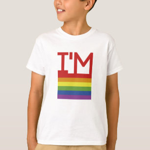 Ik ben Gay   Regenboogvlag T-shirt