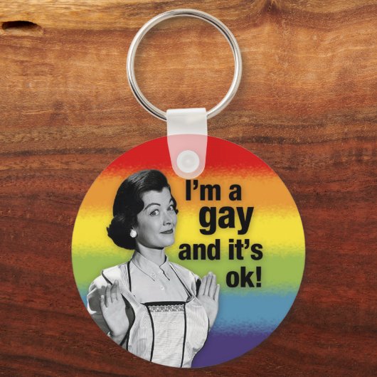 Ik ben GAY - Sleutelhanger (Voorkant)