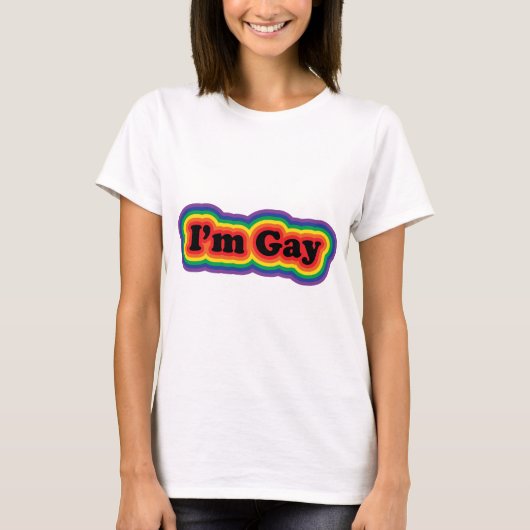Ik ben Gay T-shirt (Voorkant)
