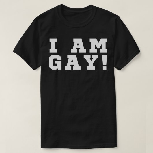 Ik ben Gay T-shirt (Design voorkant)