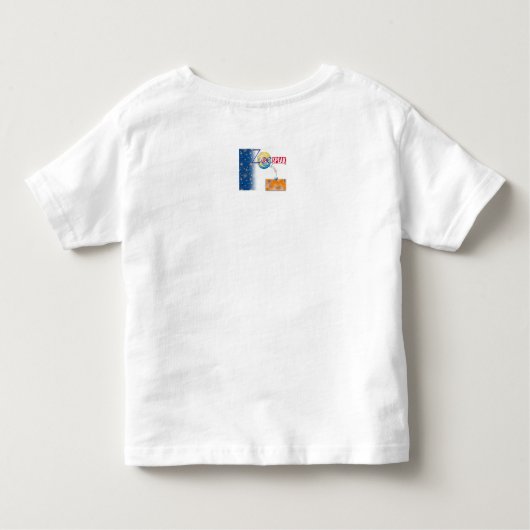 Ik ben geadopteerd en ik ben mooi! Toddler T-shirt (Achterkant)