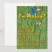 Ik ben geboekt. kerstdagplank feestdagenkaart (Voorkant / Achterkant)