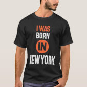 Ik ben geboren in New York T-shirt (Voorkant)
