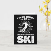 Ik ben geboren om de wintersportboot van de langla kaart (Gele Bloem)