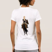 Ik ben geboren om te rijden, maar gedwongen om een t-shirt (Achterkant)