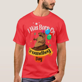 Ik ben geboren op de dag van de bruidsdag... t-shirt