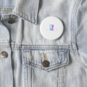 Ik ben gebroken Preventie zelfmoord bewustzijn Men Ronde Button 5,7 Cm (In situ)