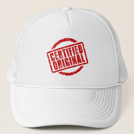 Ik ben gecertificeerd als originele Trucker Hat Pet (Voorkant)