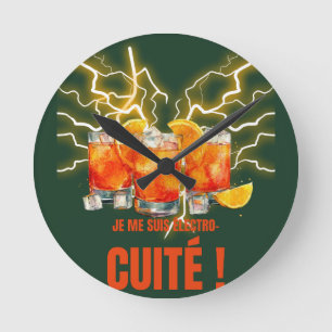 Ik ben geëlektrocuteerd" aperitief leuke cocktail ronde klok