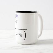 Ik ben geen 50! tweekleurige koffiemok (Voorkant rechts)