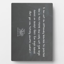 "Ik ben geen advocaat" Fotoplaat