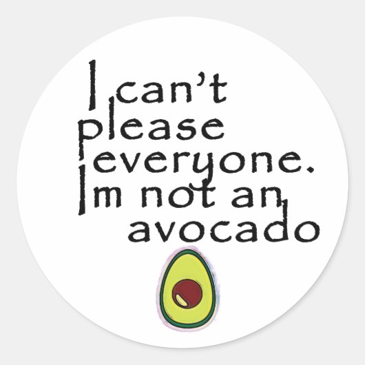Ik ben geen advocaat. ronde sticker (Voorkant)