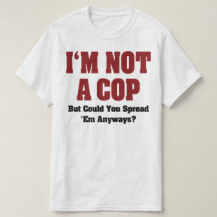 Ik ben geen agent - Grappige ondeugende volwassene T-shirt