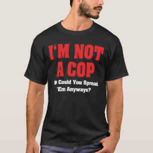 Ik ben geen agent - Grappige ondeugende volwassene T-shirt