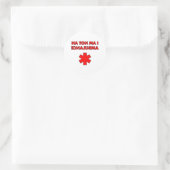 ik ben geen ambulance ronde sticker (Tas)