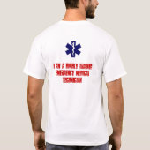 IK BEN GEEN AMBULANDRIVER... T-SHIRT (Achterkant)