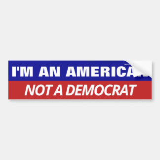 Ik ben geen Amerikaanse Bumpersticker