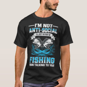Ik ben geen asociaal ID, maar word gewoon Gevist T-shirt
