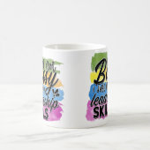 Ik ben geen baas / leiderschapsvaardigheden koffiemok (Center)