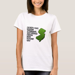 Ik ben geen bediende van een benzinestation. Waaro T-shirt