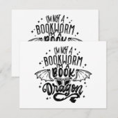 Ik ben geen boekenboekworm... ik ben een boekendra (Voorkant / Achterkant)