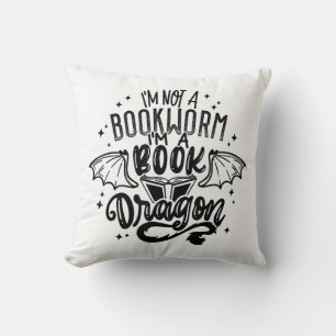 Ik ben geen boekenboekworm... ik ben een boekendra kussen