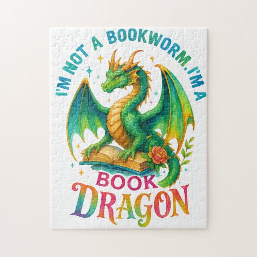 Ik ben geen boekenworm... legpuzzel (Verticaal)
